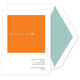 Orange Party Verb Invitations Image 1 of 7